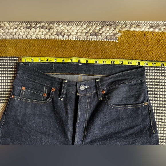 Levi’s vintage clothing 1954 501z 32x30 raw selvedge denim jeans - Picture 7 of 8